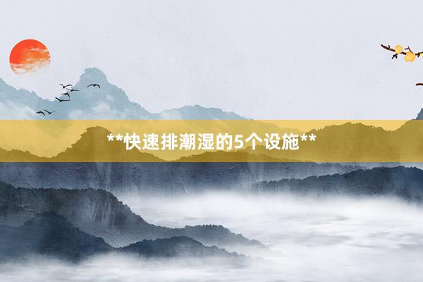 **快速排潮湿的5个设施**